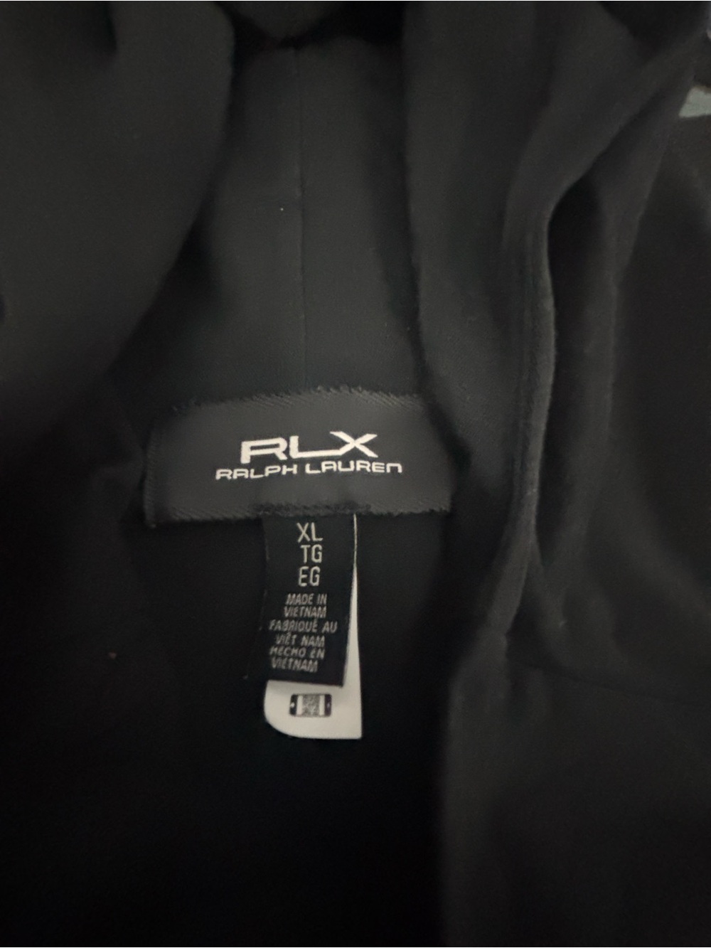 RLX Ralph Lauren Performance Jersey Golf Hoodie, XL - Picture 5 of 5